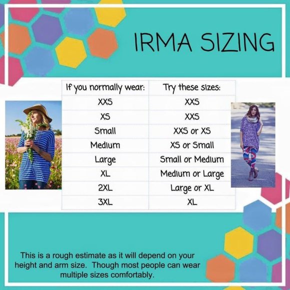 LulaRoe Irma Top Size XXS NWT - Picture 10 of 10